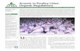 Arsenic in Poultry Litter: Organic Regulations