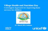 Village Health Day and sanitation