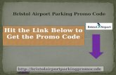 Bristol airport parking promo code