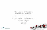 Vladimir Primakov - Test Automation By Example