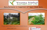 Agricultural Shade Nets by Vrunda Vitthal Polynet Private Limited, Vapi