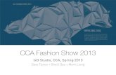 Cca fashion show documentation
