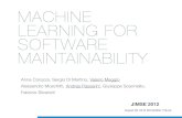 Machine Learning for Software Maintainability