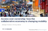 Access over ownership: how the collaborative economy is changing mobility