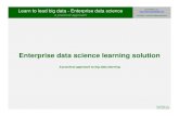 Enterprise data science - What it takes to build?