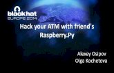 Hack your ATM with friend's Raspberry.Py (Black Hat EU-2014)