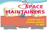 Space  maintainers