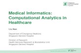 Medical Informatics: Computational Analytics in Healthcare