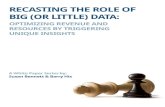 Recasting the Role of Big (or Little) Data