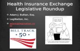 Health Insurance Exchange Legislative Roundup