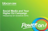 Social Media and Your Higher Education Campaign