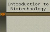 (New)introduction to biotechnology