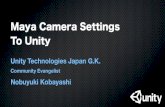 Maya Camera Settings to Unity