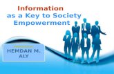 Information as a key to society  empowerment