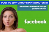 How to post to 200+ Facebook groups in 15 minutes