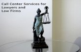 Call Center Services for Lawyers and Law Firms