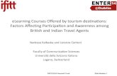 eLearning Courses Offered by Tourism Destinations: Factors Affecting Participation and Awareness among british and indian travel agents