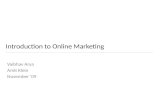Intro to Paid Online Marketing