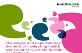 Healthwatch Norfolk presentation 22.5.13 UEA
