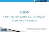 EDON: A Method for Building an Ontology as Software Artefact