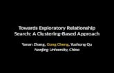 Towards Exploratory Relationship Search: A Clustering-based Approach