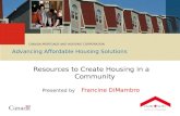 CMHC - Advancing Affordable Housing Solutions