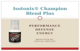 Champion Blend endorsed by Carmelo Anthony