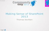 Making sense of SharePoint 2013