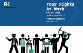 Your Rights at Work - A Law Week Presentation