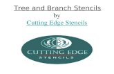 Tree and Branch Stencils by Cutting Edge Stencils