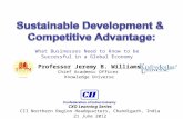 Sustainable Development & Competitive Advantage: What Businesses Need to Know to be Successful in a Global Economy