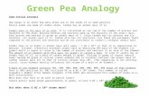Green Pea Analogy