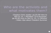 Unit 3 who are activists & what motivates pptx