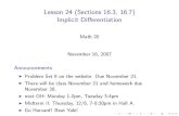 Lesson24    Implicit  Differentiation Slides