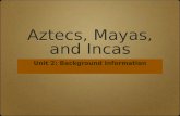 Aztec, Inca, Maya- Civilizations