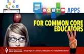 Google Apps for Common Core Educators Pt 3