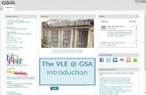 The VLE @ GSA - introduction