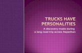Trucks Have Personalities