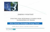 Preben Munch - Creating new Renewable Power from the Sale of Guarantees of Origin