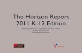 Fl 2011 the horizon report k 12-Oystein Johannessen