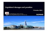 Olswang Construction Law Masterclass - October 2014 - Liqudated Damages and Penalties