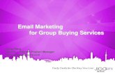 Jigocity email marketing for group buying service