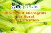 Bio cng & microgrids for rural electrification 1