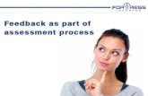 Feedback as part of assessment process