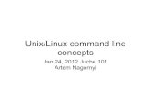 Unix command line concepts