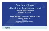 Cv traffic and parking presentation