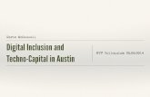 Digital Inclusion and Techno-Capital in Austin, Texas
