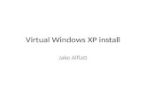 Virtual windows xp install