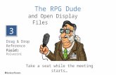 The RPG Dude on Open Display File Technology for your IBM i - Drag & Drop Reference Fields