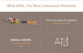 Web APIs, the New Language Frontier